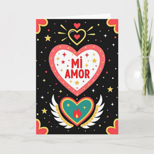 Mi Amor Romantic Card