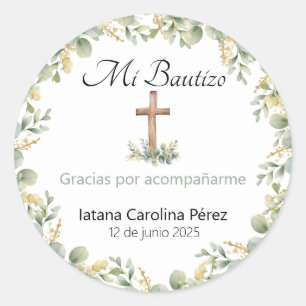 Mi Bautizo Stickers - Spanish Baptism Stickers