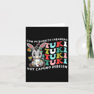 Mi Burrito Sabanero Mexican Tuki Tuki Donkey Latin Card