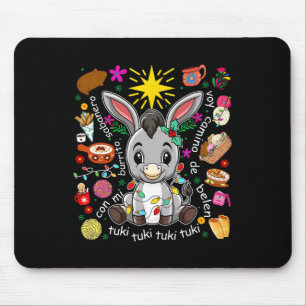 Mi Burrito Sabanero Mexican Tuki Tuki Donkey Latin Mouse Mat