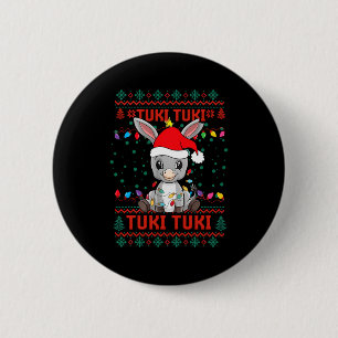 Mi Burrito Sabanero Mexican Tuki Tuki Latino Xmas 6 Cm Round Badge