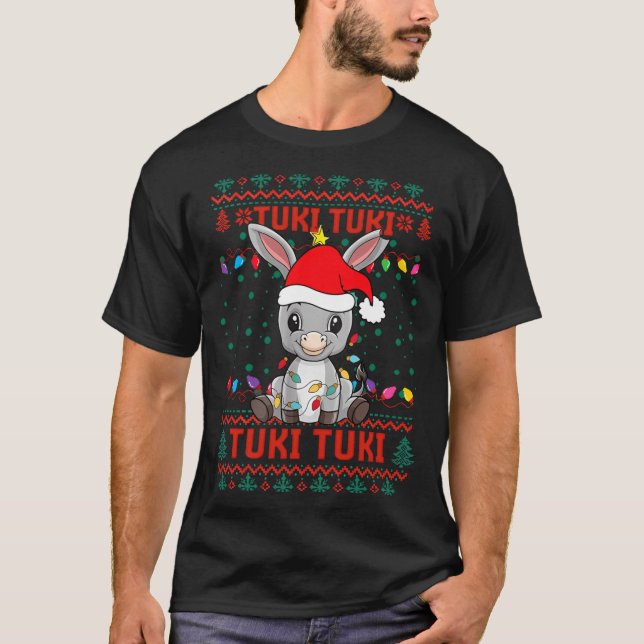 Mi Burrito Sabanero Mexican Tuki Tuki Latino Xmas  T-Shirt (Front)