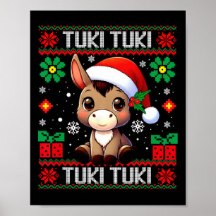 Mi Burrito Sanero Mexican, Donkey Latino Ugly Chri Poster