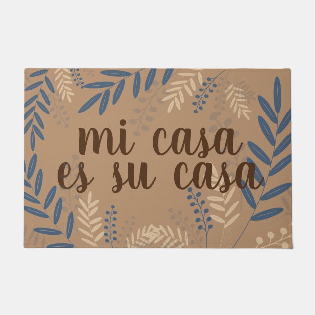 mi casa es su casa doormat (Front)