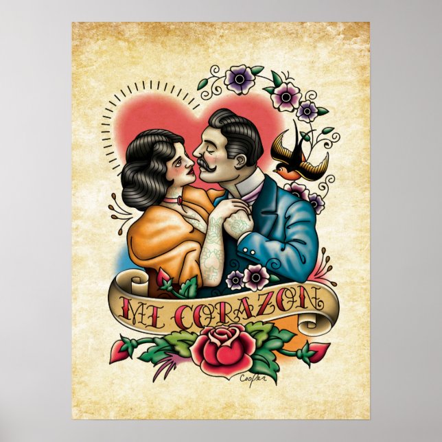 "Mi Corazon" Poster (Front)