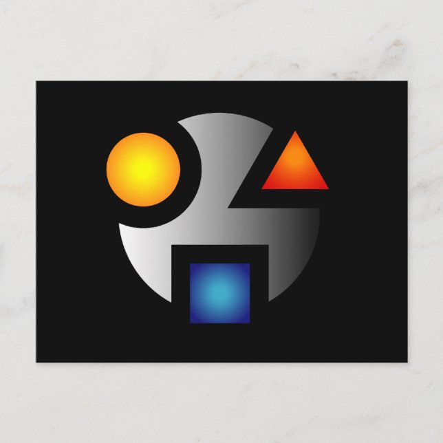 MI cryptic logo postcards (Front)