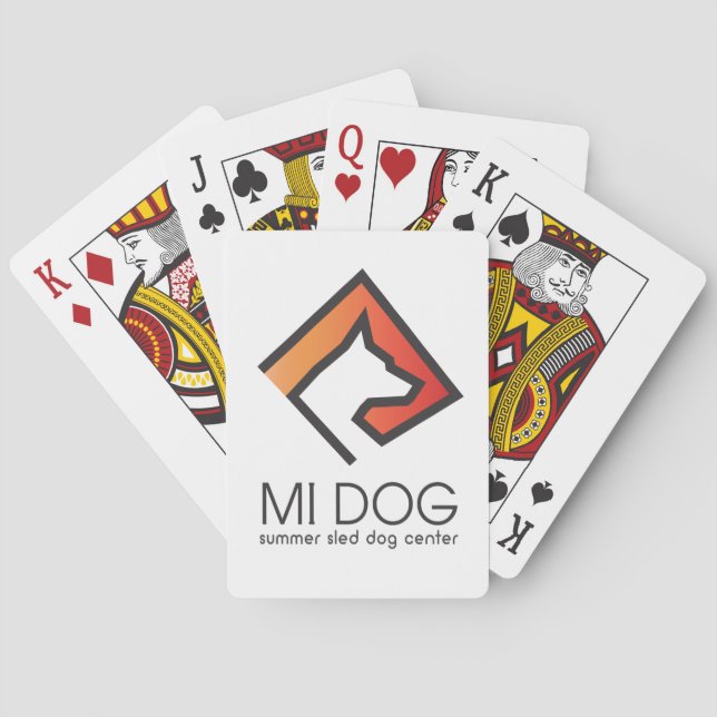 MI DOG Playing Cards (Back)