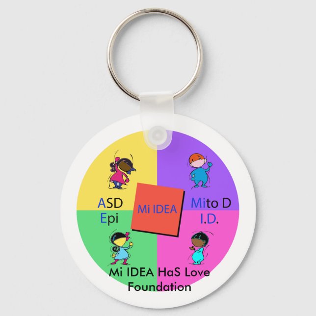 Mi IDEA HaS Love Foundation Keychain (Front)