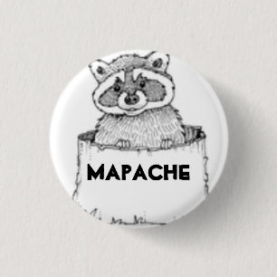 Mi Mapachito 3 Cm Round Badge