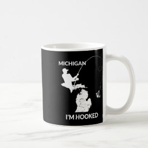 Mi Michigan Fishing Jersey Gift For Fishermen And  Coffee Mug