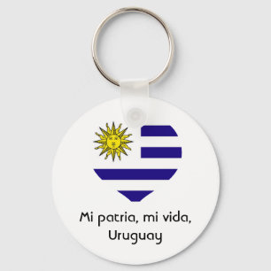 Mi patria, mi vida, Uruguay key chain
