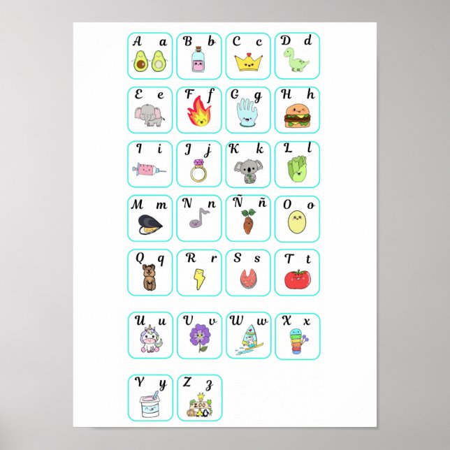 Mi primer abecedario poster (Front)