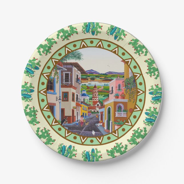 Mi Pueblo plate (Front)
