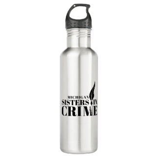 MI Sisters in Crime Water Bottle