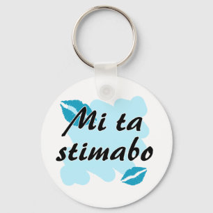 Mi ta stimabo - Papiamento I love you Key Ring
