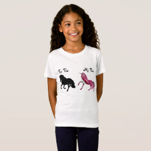 Mi Tía Tu Humour Unicorn Horse Family T-Shirt