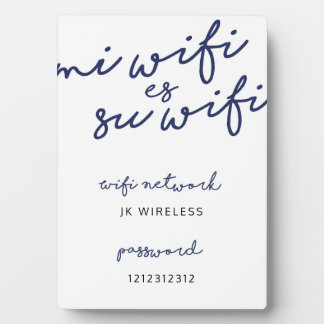 Mi Wifi Es Su Wifi Plaque