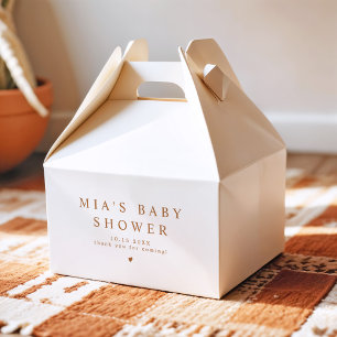 MIA Arched Boho Terracotta Baby Shower Favour Box