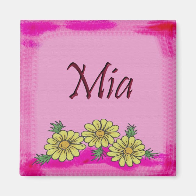 Mia Daisy Magnet (Front)
