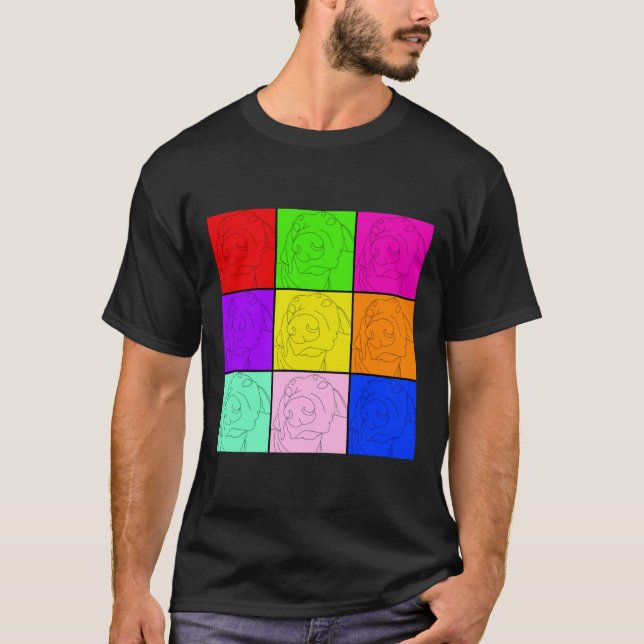 Mia Doberman Pop Art Print T-Shirt (Front)