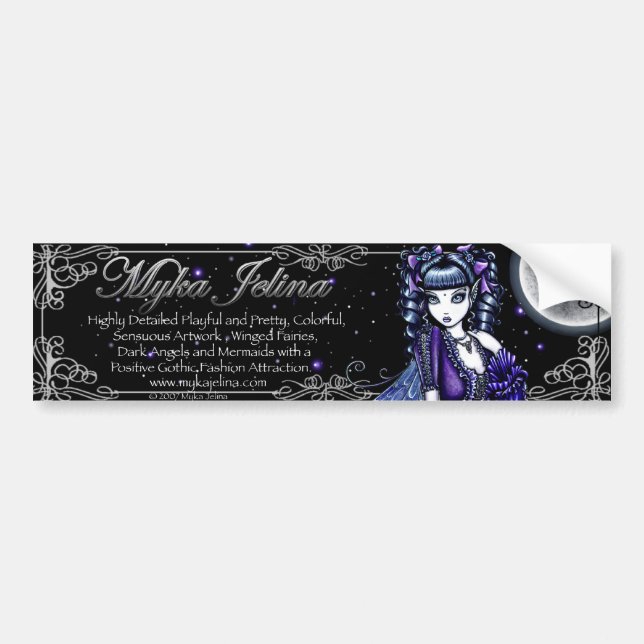 "Mia" Fairy Logo Bumper Sticker (Front)