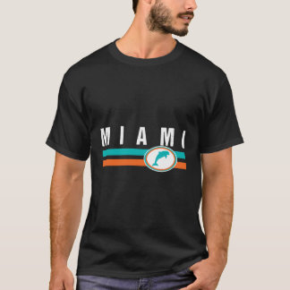 Mia Miami Local Standard Mia Retro Dolphin Miami F T-Shirt