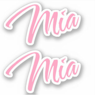 Mia name x2