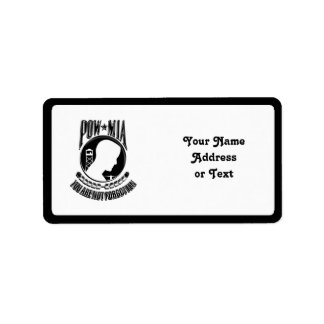 MIA / POW ~ You Are Not Forgotten Label