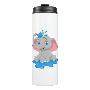 Mia The Baby Elephant Thermal Tumbler