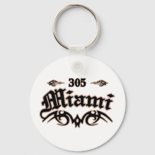 Miami 305 key ring