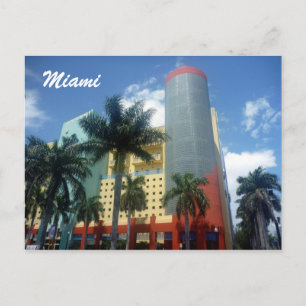 miami art deco postcard