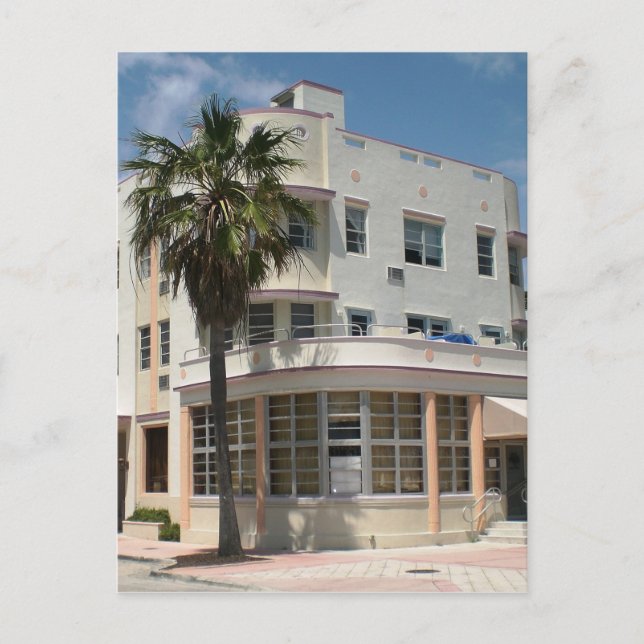 Miami Art Deco Postcard (Front)