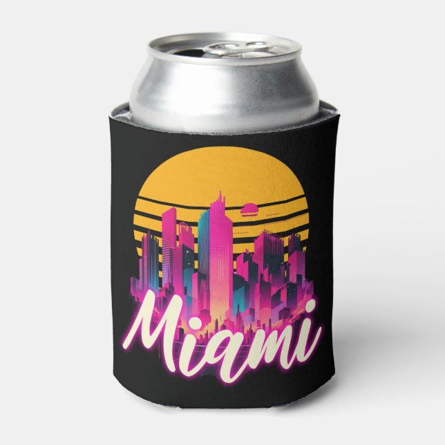 Miami at sunset can cooler (Can Front)