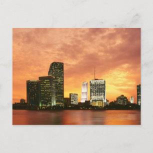Miami at Sunset Postcard