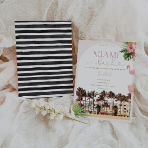 Miami Bachelorette Weekend Invitation 