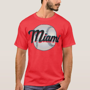 Miami Baseball Vintage Baseball Team Gift T-Shirt