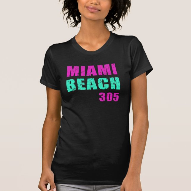 Miami Beach 305 T-Shirt (Front)