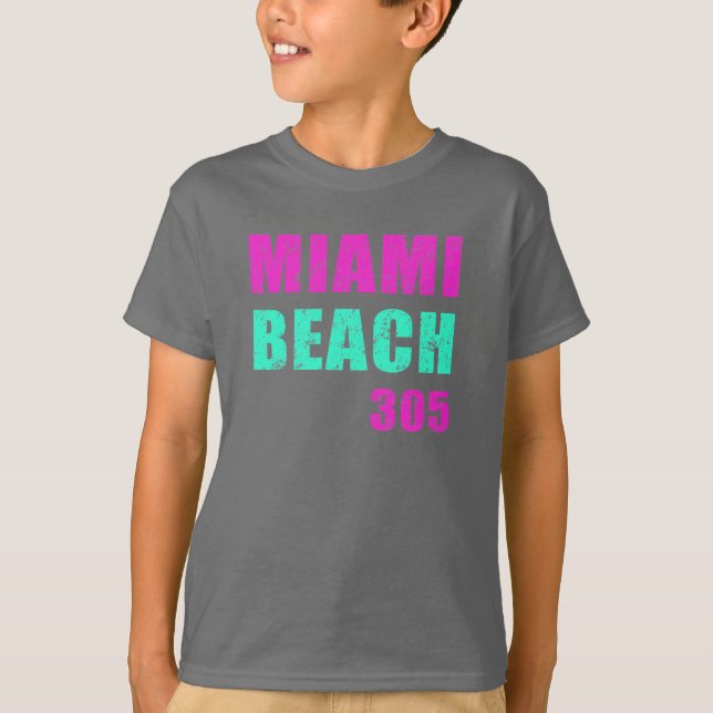 Miami Beach 305 T-Shirt (Front)