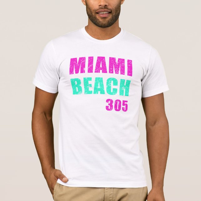 Miami Beach 305 T-Shirt (Front)