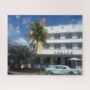 miami beach art deco jigsaw puzzle