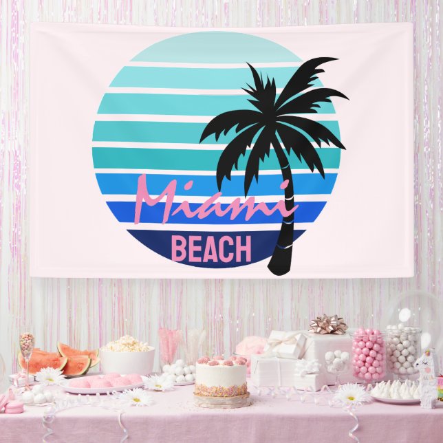 Miami Beach  Banner (Party)