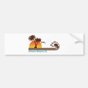 Miami Beach Bumper Sticker
