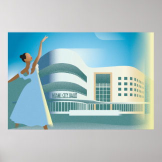 Miami Beach | City Ballet Poster