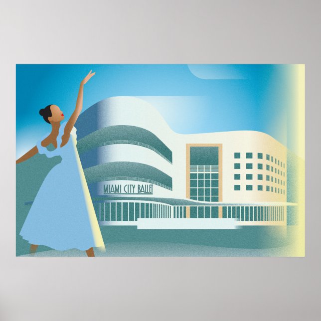 Miami Beach | City Ballet Poster (Front)