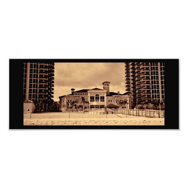 Miami Beach Cottage Photo Print (Front)