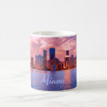 Miami Beach Florida City Skyline Coffee Mug<br><div class="desc">Miami Beach Florida City Skyline</div>