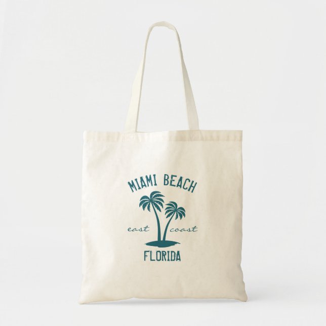 Miami Beach Florida East Coast Tote Bag (Front)