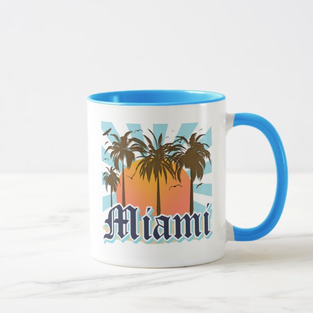 Miami Beach Florida FLA Mug (Right)
