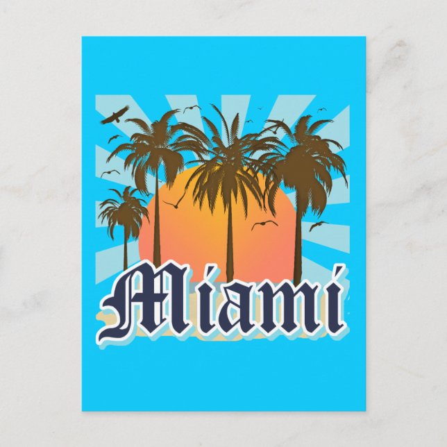 Miami Beach Florida FLA Postcard (Front)