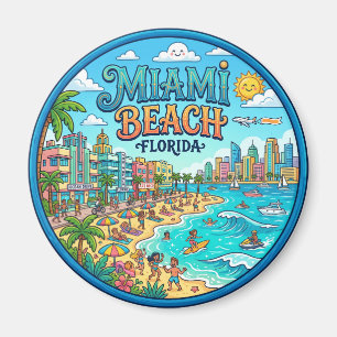 Miami Beach Florida Magnet